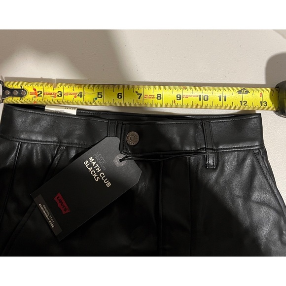 Levi's® Premium MATH CLUB FAUX LEATHER WOMEN'S PANTS - Picture 3 of 8